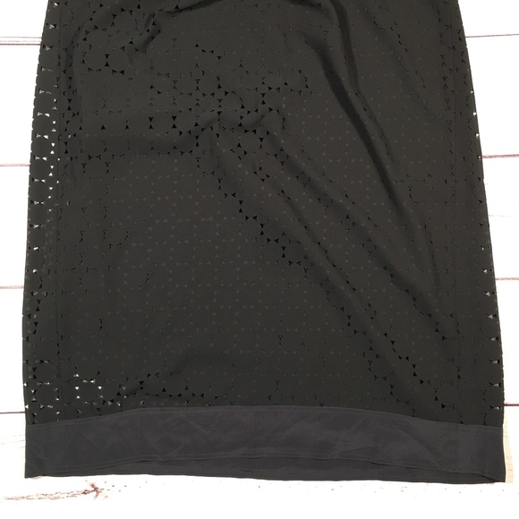 MADEWELL Black Pleated Dress Size 6 - Picture 3 of 5